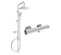 Mexen Sven ensemble de douche apparent avec pomme de douche et mitigeur de douche thermostatique Kai, chrome - 77100262-00 5971 5907709180550