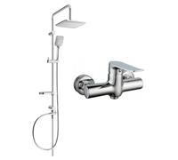 Mexen Sven ensemble de douche apparent avec pomme de douche et robinet de douche Pecos, chrome - 72740262-00 6091 5907709181748