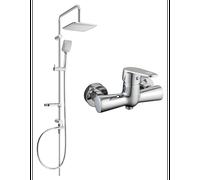 Mexen Sven ensemble de douche en saillie avec pomme de douche et mitigeur Kama, chrome - 72540262-00 6083 5907709181670