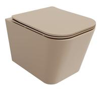 Mexen Teo Cuvette WC Rimless avec abattant à descente ralentie slim, duroplast, cappuccino mat - 30854064 15878 5907709157583