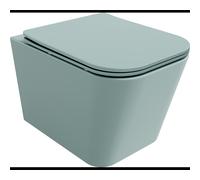 Mexen Teo cuvette WC sans bord avec abattant slim à descente progressive, duroplast, vert clair mat - 30854048 16046 5907709156302