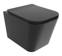 Mexen Teo Cuvette WC sans bride avec abattant à descente lente slim, duroplast, noir mat - 30850685 4402 5907709128934