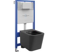 Mexen Teo ensemble encastré WC bâti-support Fenix Slim avec cuvette WC, noir mat - 6103385XX85 13005 5907709163515