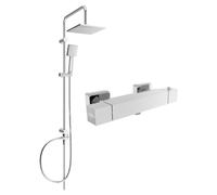 Mexen Tord ensemble de douche en surface avec douche de tête et mitigeur thermostatique Cube, chromé - 77200200-00 5984 5907709180680
