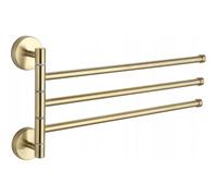 Mexen triple porte-serviettes pivotant, doré - 7039243-50 1042 5907709126718