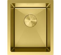 Mexen Trixo évier en acier inoxydable 1 bac 370 x 440 mm, doré - 6412371000-55 78960 5905315982001