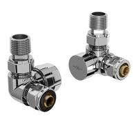 Mexen Uni-Term vannes de radiateur axiales, chromées - W903-000-01 26387 5905315053626