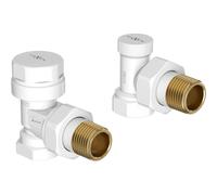 Mexen Uni-Term vannes de radiateur d'angle, blanches - W901-000-20 26378 5905315053534