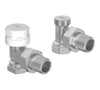 Mexen Uni-Term vannes de radiateur d'angle, nickel - W913-012-01 33026 5905315054616