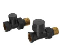 Mexen Uni-Term vannes de radiateur droites, noir - W902-000-70 26386 5905315053619