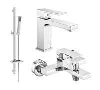 Mexen Uno Ensemble de bain DQ77, chrome - 71403DQ77-00 5744 5907709186262