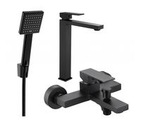 Mexen Uno R45 ensemble de baignoire, noir - 71413R45-70 5779 5907709188853