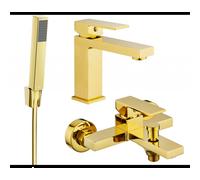 Mexen Uno R77 ensemble de bain, doré - 71403R77-50 5763 5907709188693