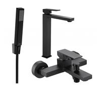 Mexen Uno R77 Ensemble de bain, noir - 71413R77-70 5773 5907709188792