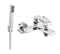 Mexen Uno R77 robinet de baignoire avec ensemble de douche, chrome - 7143R77-00 5780 5907709188860