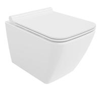 Mexen Vega cuvette WC Rimless avec abattant à descente lente slim, duroplast, blanc brillant - 30654000 4361 5903163380345