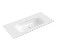 Mexen Vela lavabo encastré dans le plan 101 x 46,5 cm, blanc brillant - 25231000 54557 5905315948441
