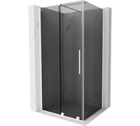 Mexen Velar cabine de douche coulissante 100 x 75 cm, graphite, blanc - 871-100-075-41-20 45846 5905315292902