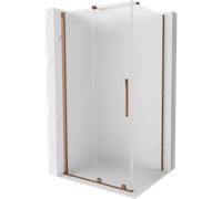 Mexen Velar cabine de douche coulissante 110 x 80 cm, givrée, or rose - 871-110-080-31-60 41508 5905315289070