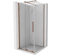 Mexen Velar cabine de douche coulissante 120 x 120 cm, transparente, or rose - 871-120-120-01-60 24318 5905315218070