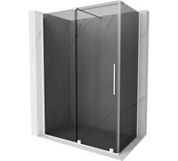 Mexen Velar cabine de douche coulissante 150 x 90 cm, graphite, blanc - 871-150-090-41-20 47021 5905315293299