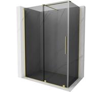 Mexen Velar cabine de douche coulissante 150 x 90 cm, graphite, or brossé - 871-150-090-41-55 47828 5905315294418