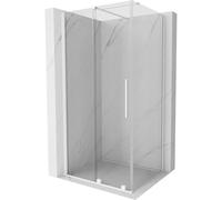 Mexen Velar cabine de douche coulissante 90 x 80 cm, transparente, blanche - 871-090-080-01-20 24121 5905315216106