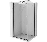 Mexen Velar cabine de douche coulissante 90 x 80 cm, transparente, noire - 871-090-080-01-70 24563 5905315219466