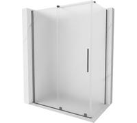 Mexen - Velar Cabine De Douche Extensible 140 X 75 Cm, Gel, Gun Metal