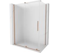 Mexen - Velar Cabine De Douche Extensible 150 X 90 Cm, Gel, Cuivre Brossé
