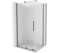 Mexen - Velar Cabine De Douche Extensible 90 X 110 Cm, Gel, Gun Gris Brossé