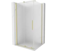 Mexen - Velar Cabine de Douche extensible 90 X 85 Cm, Gel, Or Brossé