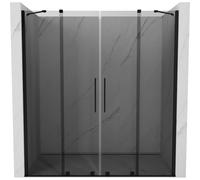 Mexen Velar Duo portes de douche coulissantes 200 cm, graphite, noir - 871-200-000-42-70 50655 5905315315298