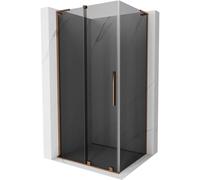 Mexen Velar L cabine de douche coulissante 120 x 70 cm, graphite, or rose - 871-120-070-43-60 45249 5905315310897