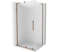 Mexen Velar L cabine de douche coulissante 120 x 90 cm, givrée, or rose - 871-120-090-33-60 44185 5905315307736