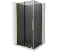 Mexen Velar L cabine de douche coulissante 90 x 120 cm, graphite, or brossé - 871-090-120-43-55 45036 5905315310408
