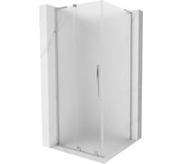 Mexen - Velar L Cabine De Douche Extensible 110 X 110 Cm, Gel, Chrome