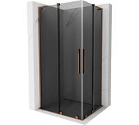 Mexen Velar L Duo cabine de douche coulissante 100 x 90 cm, graphite, or rose - 871-100-090-02-43-60 47203 5905315313805