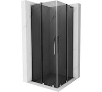 Mexen Velar L Duo cabine de douche coulissante 90 x 90 cm, graphite, chrome - 871-090-090-02-43-01 47085 5905315313591