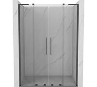 Mexen Velar L Duo porte de douche coulissantes 140 cm, transparent, gris canon brossé - 871-140-003-02-66 50781 5905315314437