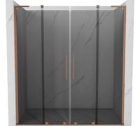 Mexen Velar L Duo Portes coulissantes 180 cm, graphite, cuivre brossé