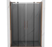 Mexen Velar L Duo portes de douche coulissantes 140 cm, graphite, or rose - 871-140-003-42-60 51978 5905315342980