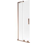 Mexen Velar L paravent de baignoire coulissant à 2 panneaux 75 x 150 cm, givré, or rose - 896-075-003-31-60 42220 5905315275684