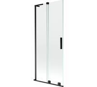Mexen Velar L pare-douche 2 volets coulissants 85 x 150 cm, transparent, noir - 896-085-003-01-70 42103 5905315275073