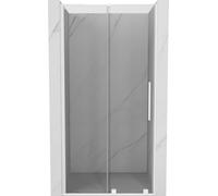 Mexen Velar L Porte coulissante 100 cm Transparent Blanc