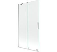 Mexen Velar paroi de baignoire à 2 volets coulissants 100 x 150 cm, transparent, chrome - 896-100-000-01-01 24351 5905315220660