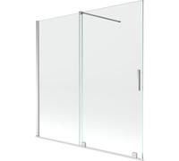 Mexen Velar paroi de baignoire coulissante à 2 volets 160 x 150 cm, transparent, chrome - 896-160-000-01-01 24376 5905315220721