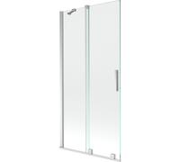 Mexen Velar paroi de douche à 2 volets coulissants 90 x 150 cm, transparent, chrome - 896-090-000-01-01 24347 5905315220646