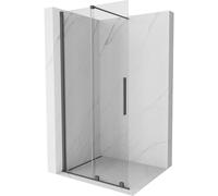 Mexen Velar paroi de douche coulissante Walk-in 80 x 200 cm, transparent 8 mm, gris canon brossé - 871-080-000-03-66 23995 5905315214850
