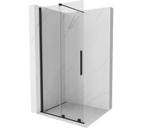 Mexen Velar paroi de douche coulissante Walk-in 85 x 200 cm, transparent 8 mm, noir - 871-085-000-03-70 24008 5905315214980